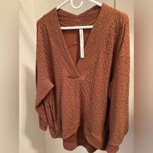 Lululemon oversized top.